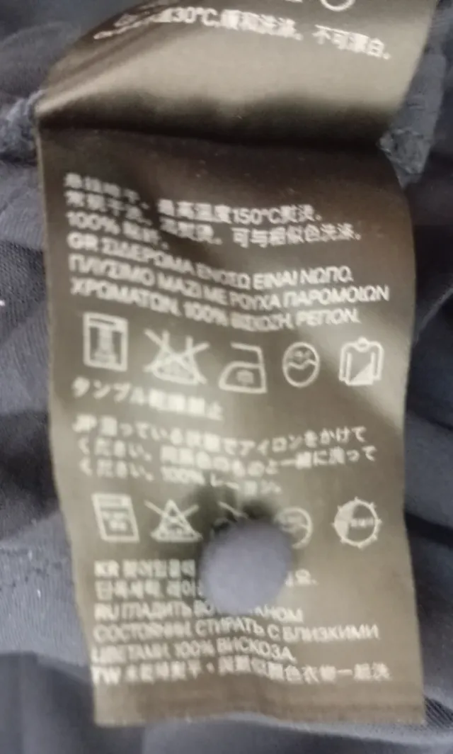 Vestido formal  H&M Azul Marino