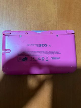 Nintendo 3DS XL Rosa con juegos pokemon