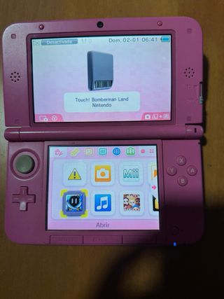 Nintendo 3DS XL Rosa con juegos pokemon