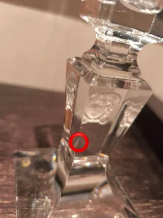 Juego de 2 Candelabros Versace Cristal Medusa rose