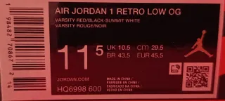 Nike Air Jordan 1 Low Chicago 2025