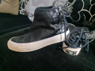 Converse Bambas Piel Negras Talla 38 Y skechers 38