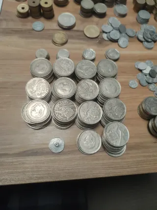 Lote de monedas de pesetas
