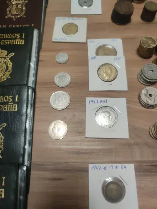 Lote de monedas de pesetas