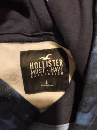 Sudadera Hollister Tie-Dye Azul y Negro