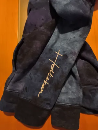 Sudadera Hollister Tie-Dye Azul y Negro