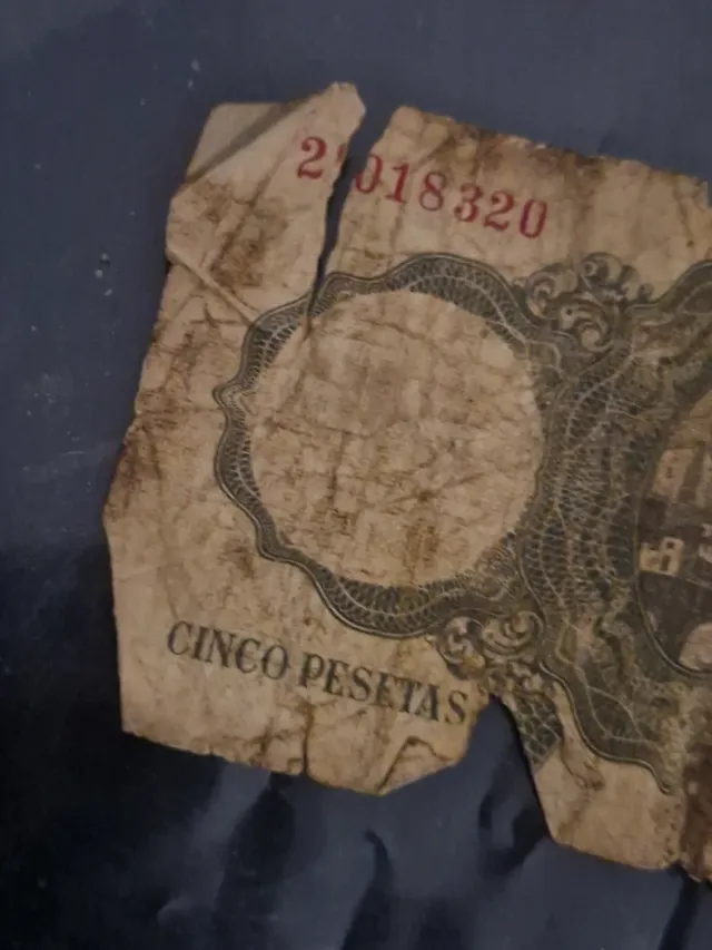 Billete 5 Pesetas Banco de España