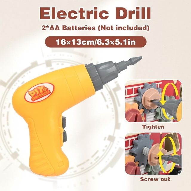 Camión Bombero Montessori con Herramientas