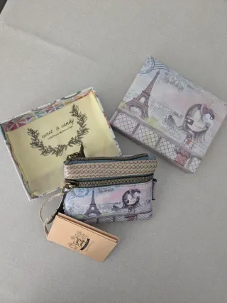 Cartera billetero Anekke nuevo en caja original