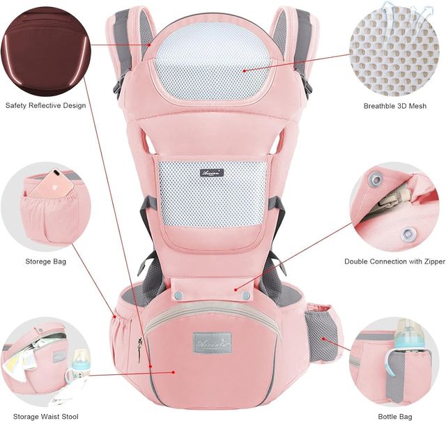 Mochila Portabebés Ajustable Ergonómica