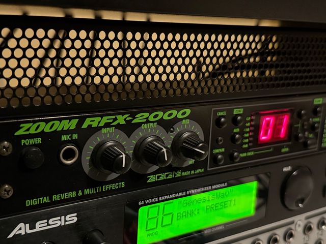 Zoom RFX-2000 Reverb Digital Rack
