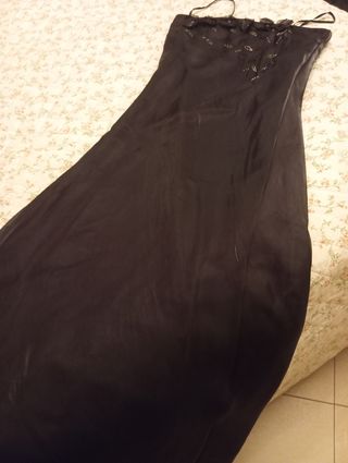 Abito lungo donna nero per occasioni speciali