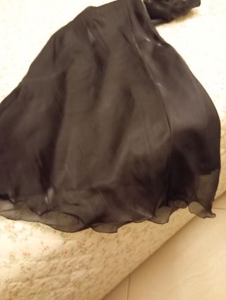 Abito lungo donna nero per occasioni speciali