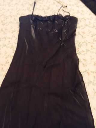 Abito lungo donna nero per occasioni speciali