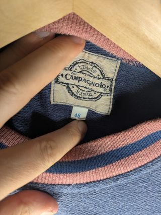 Felpa F.lli Campagnolo anni '90 blu/rossa