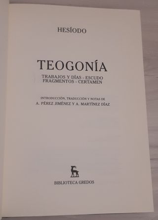 Libros Editorial Gredos