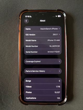 iPhone 13 mini Rosso