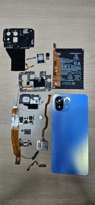 Ricambio Xiaomi Mi 11 Lite 5G NE celeste