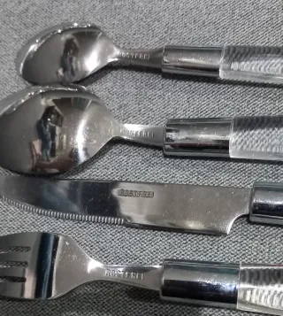 Conjunto Talheres 24 Peças Acrílico Malmequeres