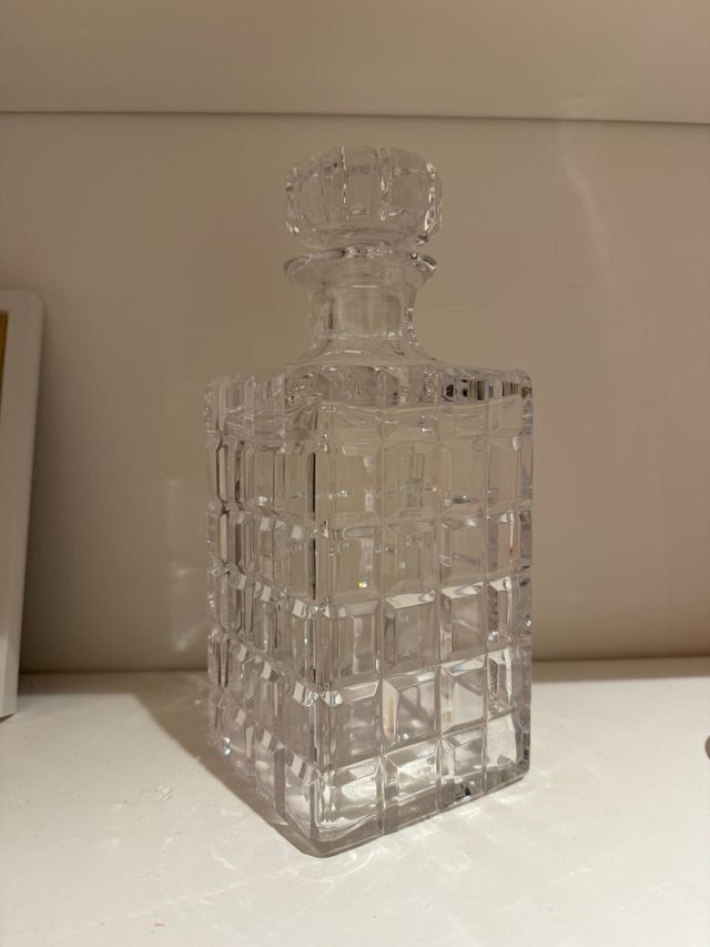 Bottiglia di Liquore in Cristallo Antica