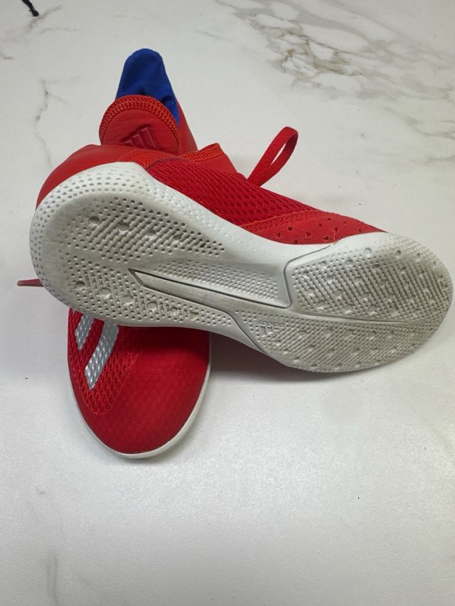 Zapatillas deportivas niño Adidas rojas