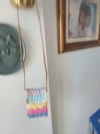 Bolsito tejido móvil/monedero/llaves