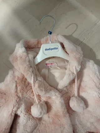 Cappottino pellicciotto bimba 24 mesi Brums