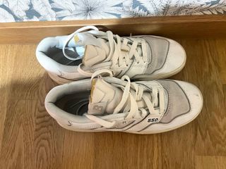 Zapatillas New Balance 550 Blancas y Grises