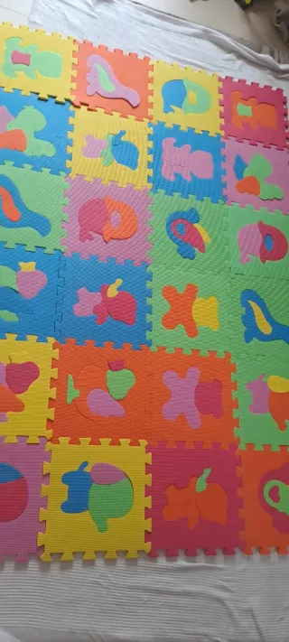 Baldosas Goma Eva Animales Educativas