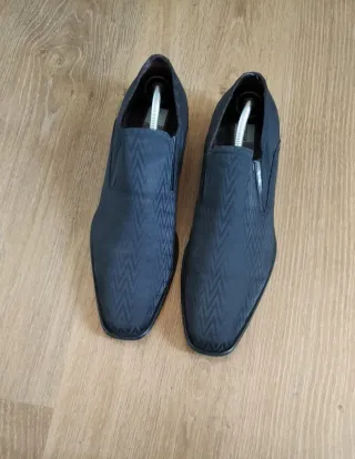 Zapatos italianos de lujo negros