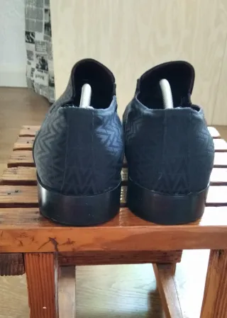 Zapatos italianos de lujo negros