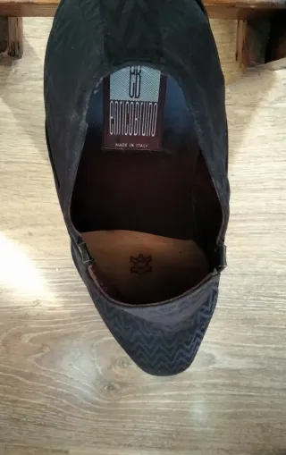 Zapatos italianos de lujo negros