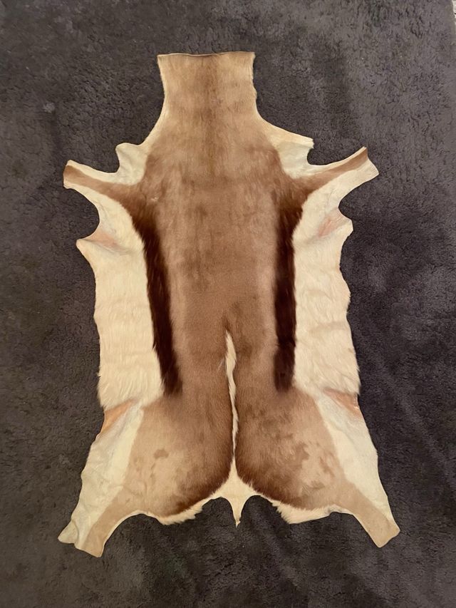 Alfombra de piel de cabra