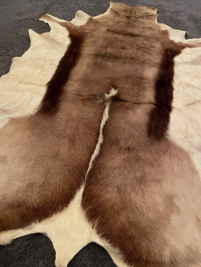 Alfombra de piel de cabra