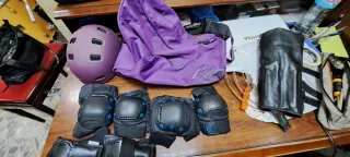 Protecciones Patines Patinaje Rodilleras Muñequera