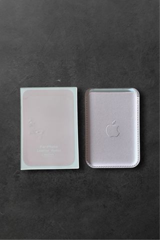 Portacarte Apple MagSafe in Pelle Rosa / Pink