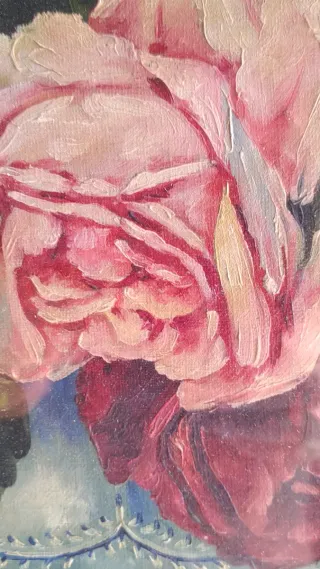 Dipinto a olio Rose di Di Blasi