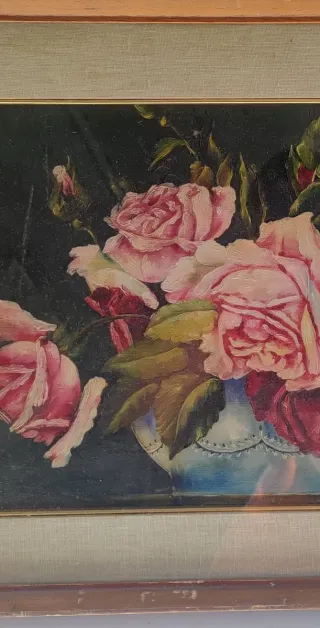 Dipinto a olio Rose di Di Blasi