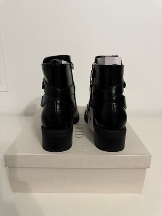 Botín Anna Field Negro Talla 38