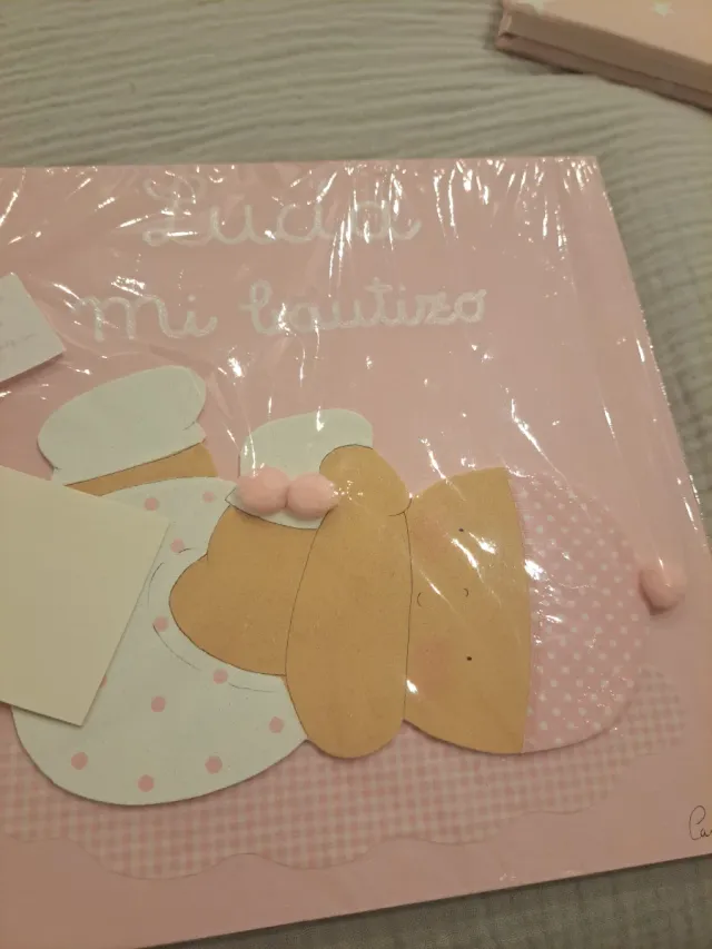 Album de fotos bautizo personalizado