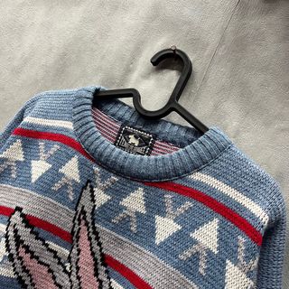 Maglione Vintage Bugs Bunny Warner Bros Anni 90