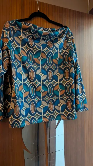 Maglia Piazza Italia fantasia geometrica