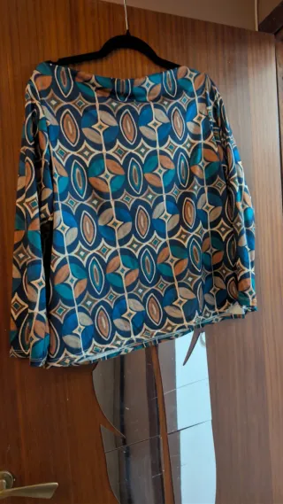 Maglia Piazza Italia fantasia geometrica