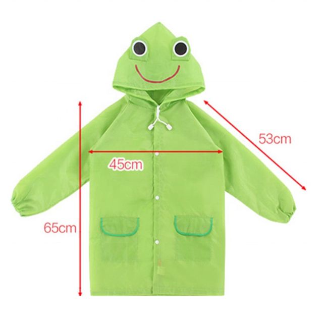 Chubasquero infantil con capucha 4 a 6 años