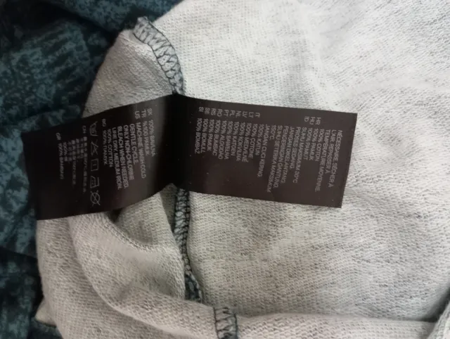 Vestido H&M azul y negro