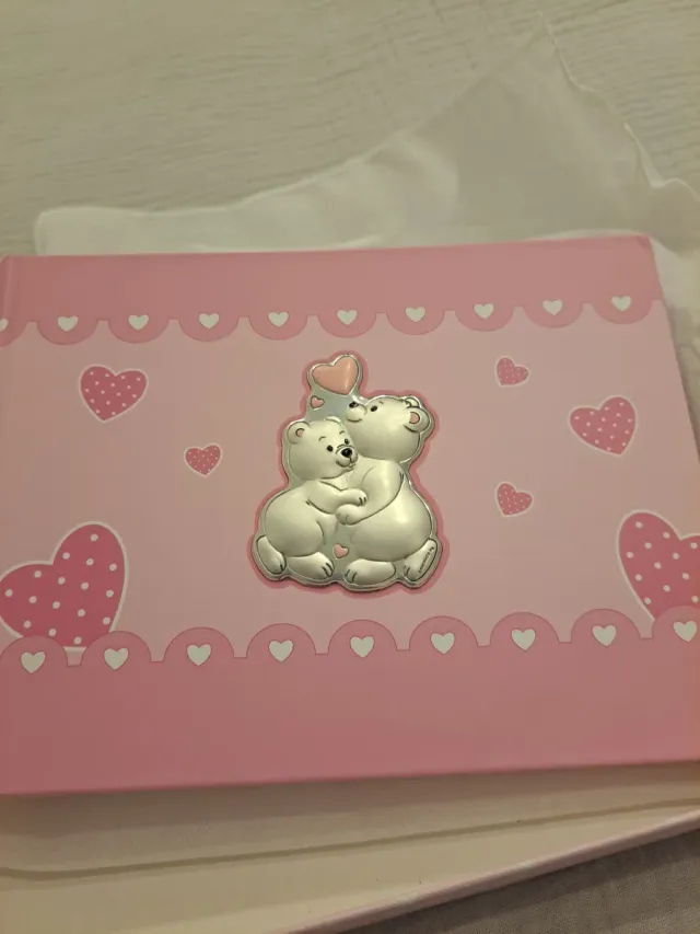 Álbum bebé plata ositos