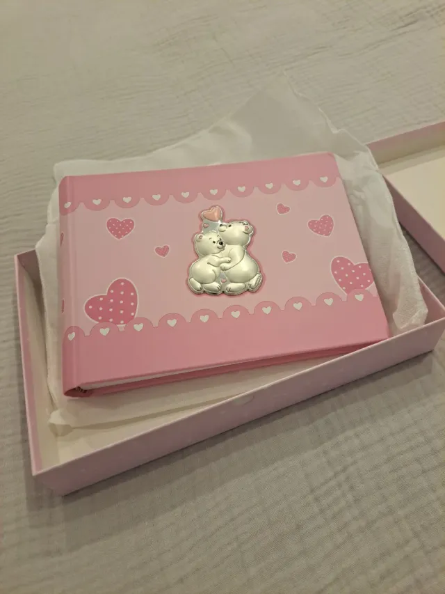 Álbum bebé plata ositos