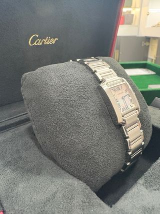 Cartier Tank Française ref. 2384 madreperla