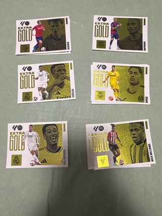 Cromos Extra Gold La Liga Panini 2025-2026