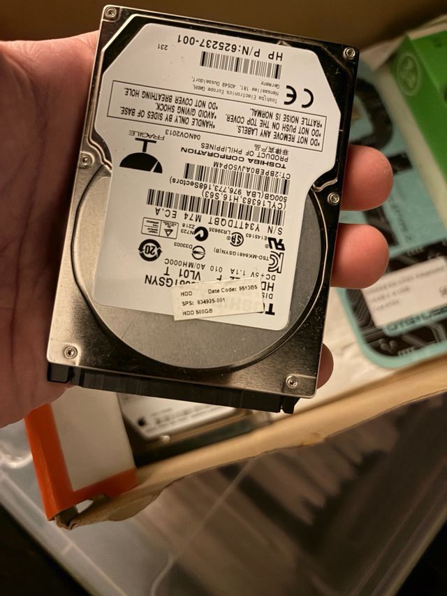 Disco Duro Toshiba 500GB 2.5